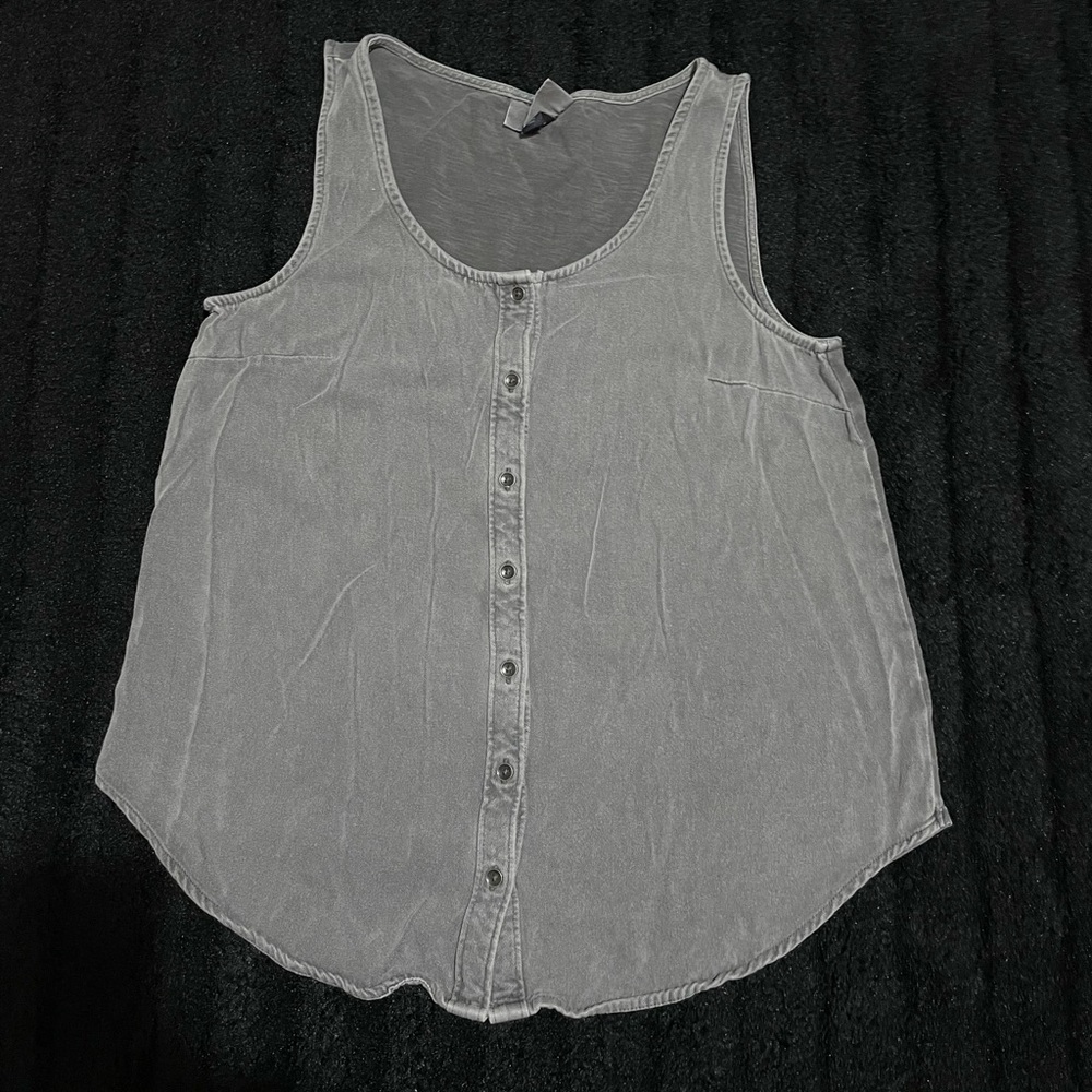Grey Jeans Tank Top
